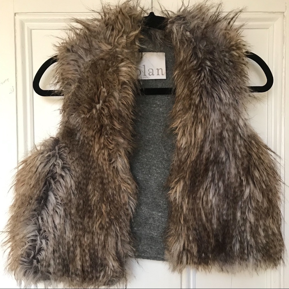 DOLAN Faux fur VEST XS